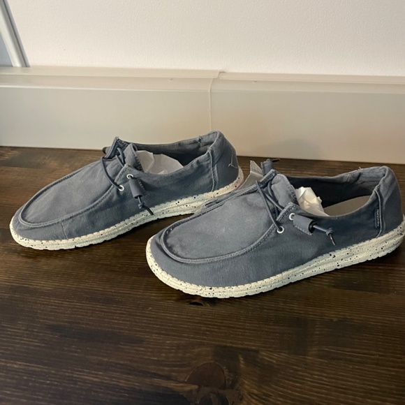 Hey Dude Wendy Steel Blue Size 11 - Picture 3 of 8